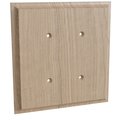 Designs Of Distinction Double Blank Switch Plate Cover - Cherry 01452002CH1